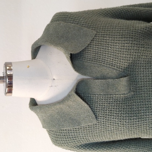 NEW Pink Rose Knit Polo Sweater Short Set Willow Green L leisure fall spring - Picture 4 of 9